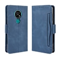 Miniatyrbillede 3 af 6: Stilfuldt Læder Etui med Pung til Nokia 7.2 / 6.2 - Blå Blue