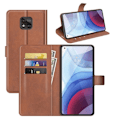 Miniatyrbillede 2 af 2: Wallet-style Læder Etui til Motorola Moto G Power (2021) - Lysebrun Brown
