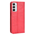 Pikkukuva 2 / 2: Bofink Vintage Samsung Galaxy M23 nahkakotelo - Punainen Red
