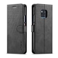 Miniatyrbillede 1 af 2: LC.IMEEKE Huawei Mate 20 Pro mobiletui i kunstlæder med kortholder - Sort Black
