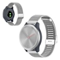 Miniatyrbillede 1 af 2: Garmin Vivomove 3s / Vivoactive 4S rustfrit stål urrem - Sølv Silver grey