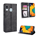 Pikkukuva 1 / 2: Samsung Galaxy A40 vintage nahkakotelo - Musta Black