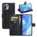 Miniatyrbillede 2 af 2: Classic Xiaomi Mi 11 Lite 5g / Mi 11 Lite Flip Etui - Sort Black