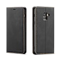 Pikkukuva 1 / 2: FORWENW Samsung Galaxy A8 (2018) nahkainen  suojakotelo - Musta Black