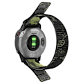 Miniatyrbild 1 av 2: 26 mm klockarmband i nylon för Garmin-klocka - Kamouflage Grön Grön