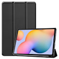 Miniatyrbillede 1 af 2: Tri-fold læder stativ taske til Samsung Galaxy Tab S6 Lite - Sort Black