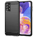 Pikkukuva 1 / 2: Carbon Flex Suojakotelo Samsung Galaxy A23 5G / A23 - Musta Black