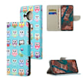 Miniatyrbillede 2 af 2: Wonderland Nokia X10 / X20 Flip etui - Søde ugler Blue
