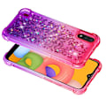 Pikkukuva 2 / 2: Princess Samsung Galaxy A01 kuoret - Ruusu / Violetti Multicolor