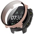 Suunto Vertical Watch Case Bump Resistant Frame Deksel with Tempered Glass Screen Film - Ivory White Pink