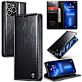 Miniatyrbillede 1 af 6: CaseMe iPhone 13 Pro smooth etui - Sort Black