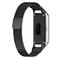 Miniatyrbillede 1 af 2: Samsung Galaxy Fit milanese rustfrit stål Urrem - Sort Black