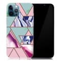 Miniatyrbilde 1 av 2: Marmordesign iPhone 13 Pro deksel - Trekant Blitz Mønster Multicolor