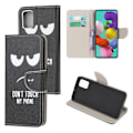 Pikkukuva 1 / 2: Wonderland Samsung Galaxy A51 flip kotelot - Älä koske Oma puhelin Black