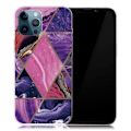 Miniatyrbillede 1 af 2: Marble design iPhone 13 Pro cover - Lilla Og Rosa Marmor Multicolor