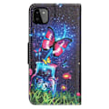 Miniatyrbillede 2 af 2: Wonderland Samsung Galaxy A22 5G Flip Etui - Bottle / Sommerfugl Multicolor