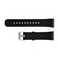 Miniatyrbillede 1 af 2: Samsung Gear Fit2 Pro Silicone erstatningsrem - Sort Black