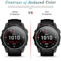 Miniatyrbillede 4 af 6: Garmin Fenix 7X 0,3 mm skærmbeskyttelse af hærdet glas Transparent