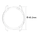 Miniatyrbillede 2 af 2: Garmin Forerunner 745 galvanisering etui - transparent Transparent