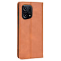 Miniatyrbild 2 av 2: Bofink Vintage läder Oppo Find X5 fodral - Brun Brun