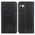 Miniatyrbillede 1 af 6: Flip Etui med Pung i Ægte Læder til Samsung Galaxy A04e - Sort Black
