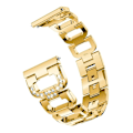 Miniatyrbillede 1 af 2: Samsung Galaxy Watch Active D-formet urrem med rhinsten - guld Gold