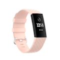 Miniatyrbillede 2 af 2: Fitbit Charge 3 / 4 holdbart urrem - Lyserød Pink