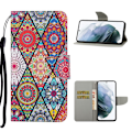 Miniatyrbillede 1 af 2: Wonderland Samsung Galaxy S21 FE Flip etui - Mandala mønster Multicolor