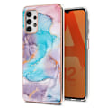 Miniatyrbillede 1 af 2: Marble design Samsung Galaxy A13 4G cover - Mælkevejen Marmor Blå Multicolor