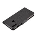 Miniatyrbillede 2 af 2: Huawei Y6 2019 sommerfugleprint på lædercover - sort Black