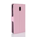 Pikkukuva 2 / 2: Nokia 3 moderni nahkakotelo - Pinkki Pink