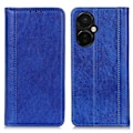 Miniatyrbillede 1 af 2: OnePlus Nord CE 3 ægte læderetui med magnetisk lukning - Blå Blue