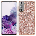 Pikkukuva 1 / 2: Glitter Samsung Galaxy S21 FE kotelot - Punainen Red