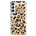Miniatyrbillede 1 af 2: Deco Samsung Galaxy S23 Etui - Electroplated Leopard Print Brown