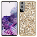 Miniatyrbillede 1 af 2: Glitter Samsung Galaxy S22 Plus cover - Guld Gold