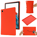 Pikkukuva 2 / 2: Samsung Galaxy Tab A8 10.5 (2021) nestemäinen silikonisuojus - Punainen Red