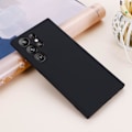 Pikkukuva 3 / 6: Matta nestesilikoninen kuori Samsung Galaxy S23 Ultra - Musta Black