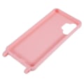 Miniatyrbillede 3 af 6: Tyndt TPU-etui med mat finish og justerbar strop til Samsung Galaxy A32 - Lyserød Pink