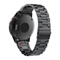 Miniatyrbillede 1 af 2: Garmin Fenix 5 rustfri stålurrem - sort Black
