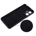 Miniatyrbillede 3 af 6: Matte Liquid silikone cover til Xiaomi Redmi Note 12 - Sort Black
