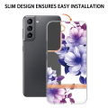 Pikkukuva 2 / 5: Erittäin ohut ja kestävä pehmeäkantinen Samsung Galaxy S23 Plus -puhelin - Violetti Begonia Purple