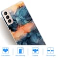 Miniatyrbilde 2 av 2: Marble Samsung Galaxy S22 Plus Etui - Orange Between The Blues Multicolor