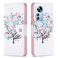 Miniatyrbillede 1 af 2: Wonderland Xiaomi 12 Pro flip etui - Blomstertræ Pink
