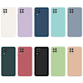 Miniatyrbillede 2 af 2: Skråt gummicover mod fald til Samsung Galaxy A22 4G - Cyan Green