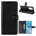 Miniatyrbillede 1 af 2: Classic OnePlus 9 Flip Etui - Sort Black