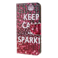 Pikkukuva 2 / 2: Wonderland Samsung Galaxy A50 kotelot - Quote Keep Calm and Sparkle Red