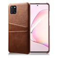 Miniatyrbillede 1 af 2: Dual Card Cover - Samsung Galaxy Note 10 Lite - Brun Brown