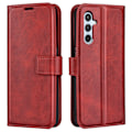Pikkukuva 1 / 2: Lompakko Nahkakotelo For Samsung Galaxy A54 - Punainen Red