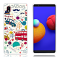 Pikkukuva 1 / 2: Deco Samsung Galaxy A01 Core kotelot - Lontoo Elementtejä Multicolor