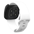 Miniatyrbillede 1 af 2: Fitbit Sense 2 / Versa 4 silikone-urrem - Hvid Størrelse: L White